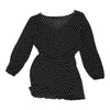 Vintage Calliope Blouson Dress - Medium Black Cotton blouson dress Calliope   