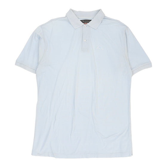 Vintage Kappa Polo Shirt - Large Blue Cotton polo shirt Kappa   