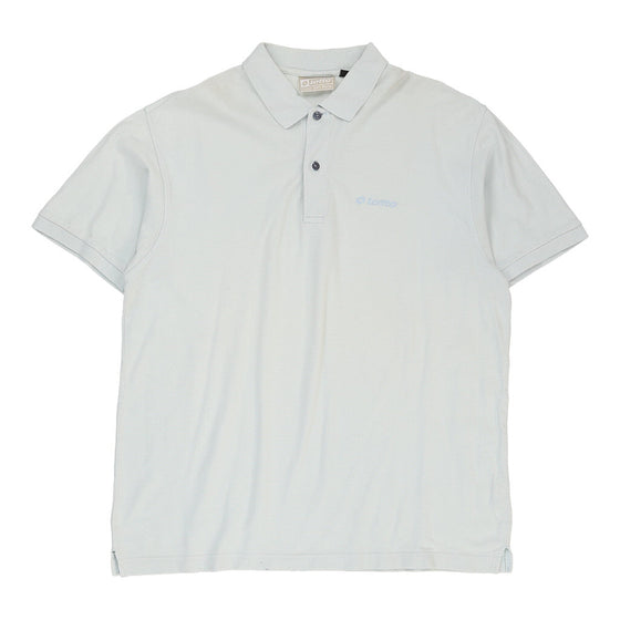 Vintage Lotto Polo Shirt - XL Blue Cotton polo shirt Lotto   