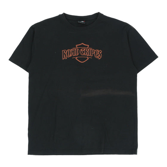 Road Cripes Up Graphic T-Shirt - Large Black Cotton t-shirt Up   