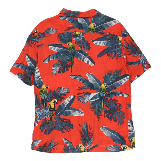 H&M Hawaiian Shirt - Small Red Cotton hawaiian shirt H&M   