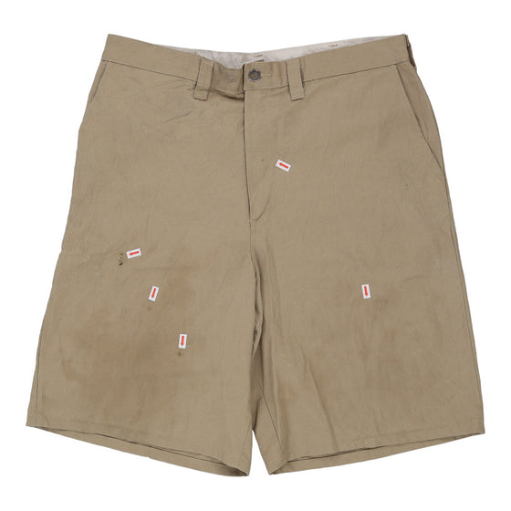 Dickies Shorts - 35W 11L Beige Polyester Blend shorts Dickies   