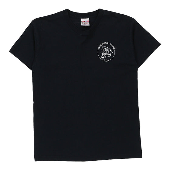 Swanson Family Vacation 2020 Bayside T-Shirt - Large Navy Cotton t-shirt Bayside   