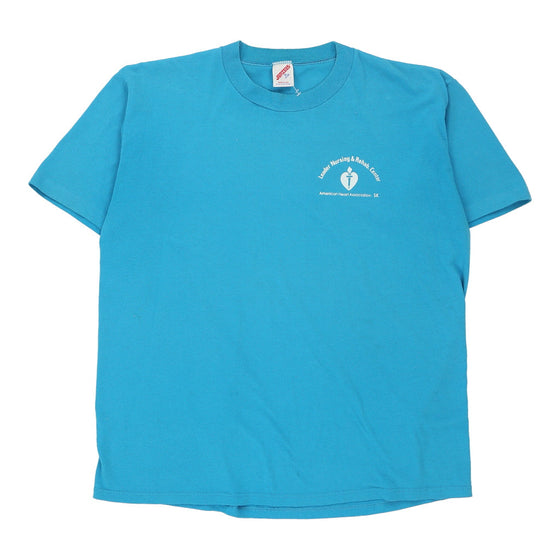 American Heart Association Jerzees T-Shirt - XL Blue Cotton t-shirt Jerzees   