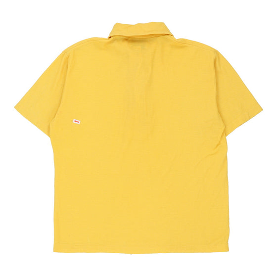 Topher Polo Shirt - Large Yellow Polyester Blend polo shirt Topher   