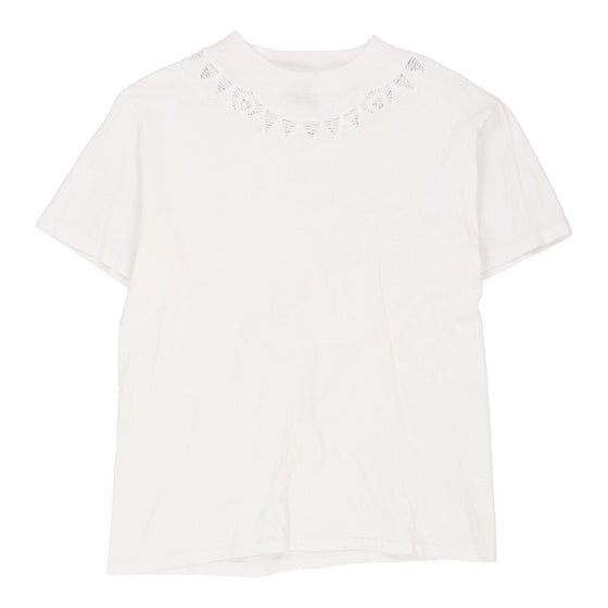 Oneita T-Shirt - Medium White Cotton t-shirt Oneita   