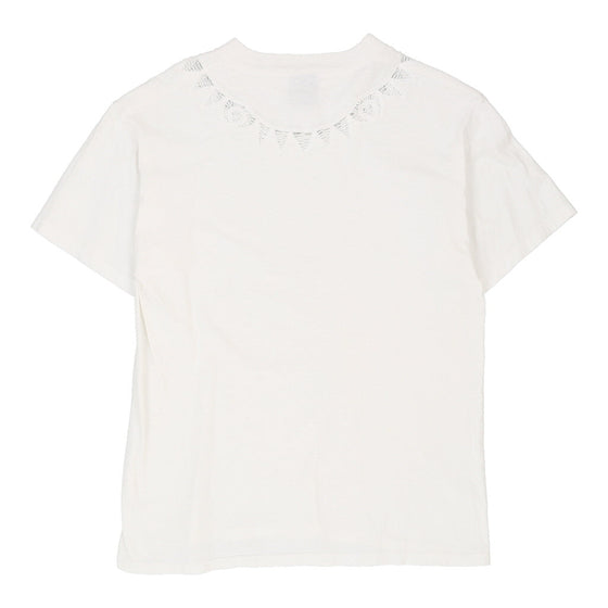 Oneita T-Shirt - Medium White Cotton t-shirt Oneita   