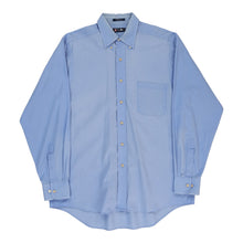  Chaps Ralph Lauren Shirt - Large Blue Cotton Blend shirt Chaps Ralph Lauren   