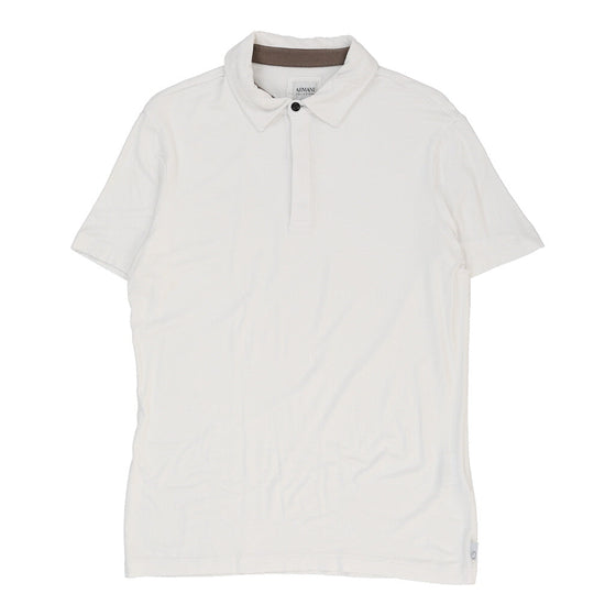 Giorgio Armani Polo Shirt - Large White Cotton polo shirt Giorgio Armani   
