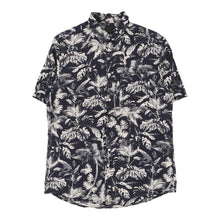  H&M Patterned Shirt - Small Navy Cotton patterned shirt H&M   