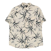  H&M Floral Patterned Shirt - Large Cream Cotton patterned shirt H&M   
