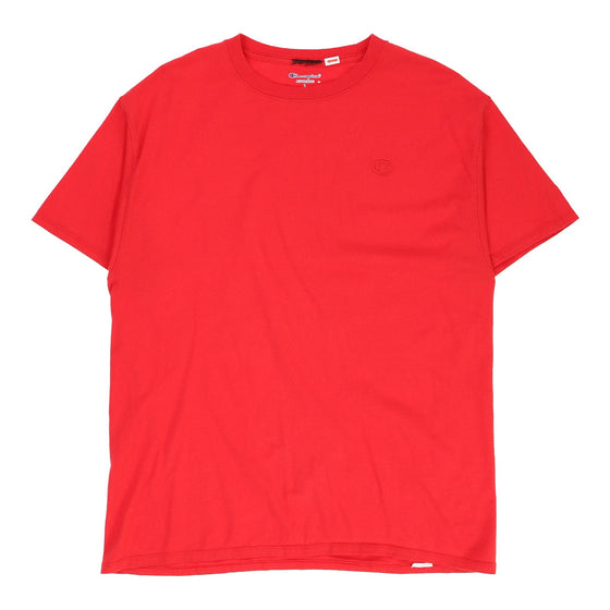 Champion T-Shirt - Large Red Cotton t-shirt Champion   