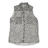 Camaieu Animal Print Blouse - Medium Grey Viscose blouse Camaieu   