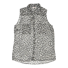  Camaieu Animal Print Blouse - Medium Grey Viscose blouse Camaieu   