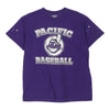 Vintage Pacific Baseball Gildan T-Shirt - Large Purple Cotton t-shirt Gildan   