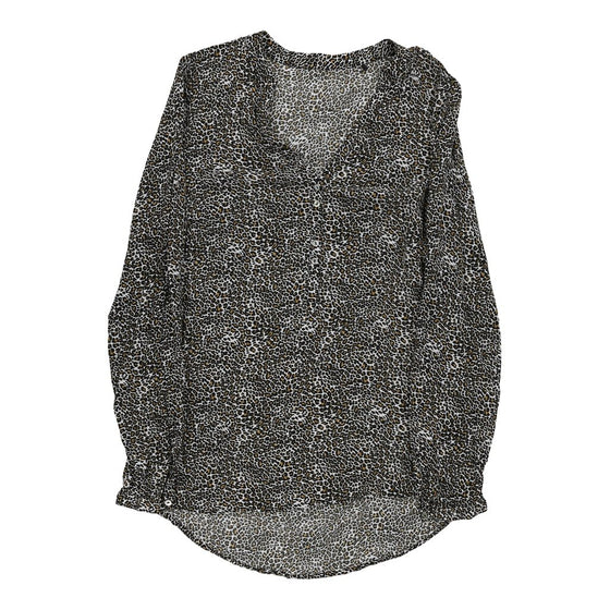 Vintage Unbranded Blouse - Medium Black Cotton blouse Unbranded   