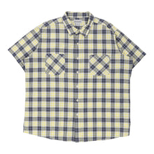  Carhartt Checked Short Sleeve Shirt - 2XL Yellow Cotton short sleeve shirt Carhartt   