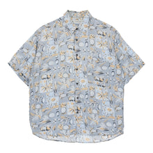  Mcdavis Patterned Shirt - Medium Grey Cotton patterned shirt Mcdavis   