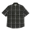 Unbranded Check Shirt - 2XL Black Cotton check shirt Unbranded   