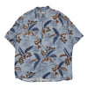 Moda Campia Hawaiian Shirt - XL Blue Viscose hawaiian shirt Moda Campia   