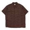 Solitude Hawaiian Shirt - 2XL Brown Viscose hawaiian shirt Solitude   