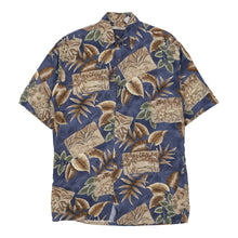  Moda Campia Hawaiian Shirt - Small Navy Cotton hawaiian shirt Moda Campia   