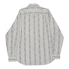 Gianni La Scala Patterned Shirt - XL White Silk Blend patterned shirt Gianni La Scala   