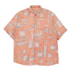 Club D'Amingo Patterned Shirt - XL Orange Cotton patterned shirt Club D'Amingo   