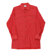  Hofer Shirt - Large Red Cotton Blend shirt Hofer   