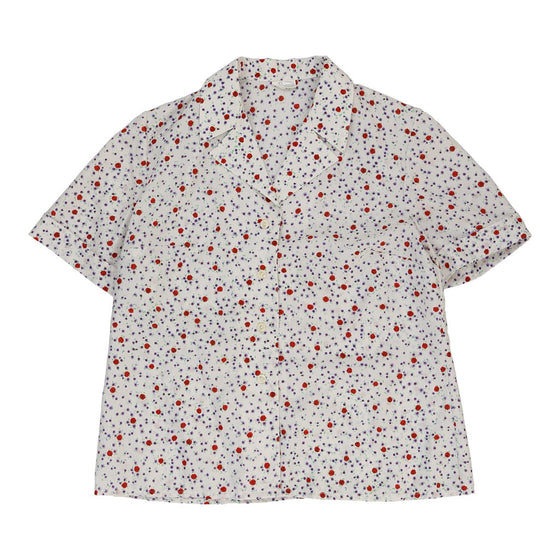 Primavera Short Sleeve Shirt - Medium White Cotton short sleeve shirt Primavera   