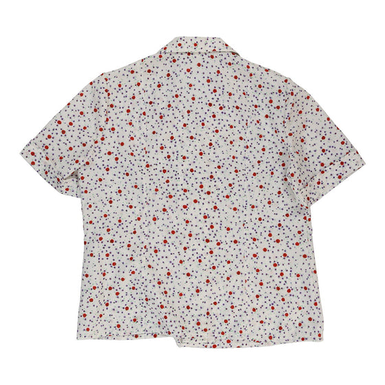 Primavera Short Sleeve Shirt - Medium White Cotton short sleeve shirt Primavera   