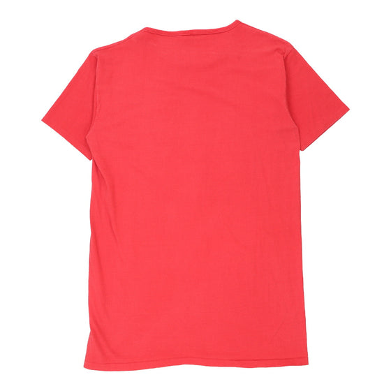 Lazy Girls Club Anvil Graphic T-Shirt Dress - Large Red Cotton t-shirt dress Anvil   