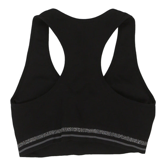 Unbranded Sports Bra - Medium Black Polyester