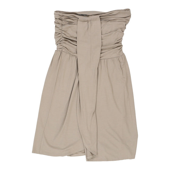 Northland Strapless Dress - Small Beige Cotton strapless dress Northland   