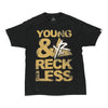 Vintage Young & Reckless T-Shirt - Large Black Cotton t-shirt Young & Reckless   