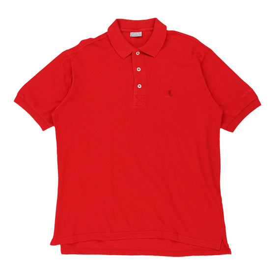 Sergio Tacchini Polo Shirt - Large Red Cotton polo shirt Sergio Tacchini   