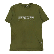  Napapijri T-Shirt - Small Green Cotton t-shirt Napapijri   