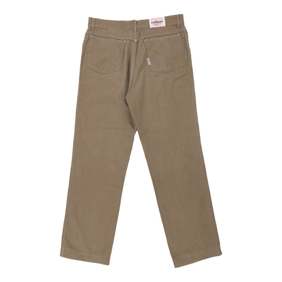 Casucci Trousers - 32W 29L Beige Cotton trousers Casucci   