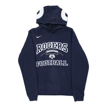 Rogers Football Nike Hoodie - Small Navy Cotton hoodie Nike   