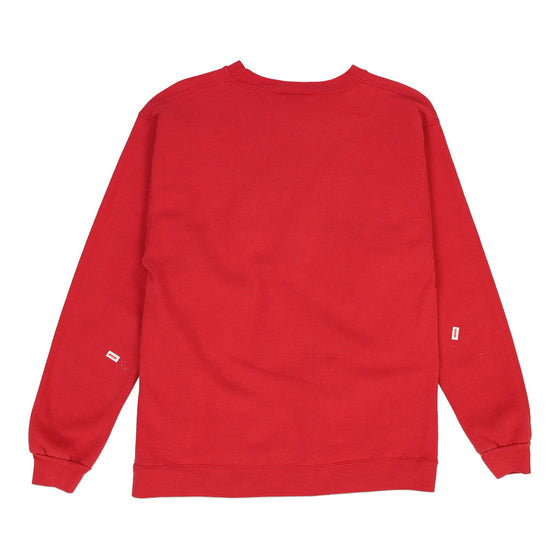 Las Vegas Planet Hollywood Spellout Sweatshirt - Medium Red Cotton Blend sweatshirt Planet Hollywood   