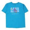 San Diego California Hrla Graphic T-Shirt - Large Blue Cotton t-shirt Hrla   
