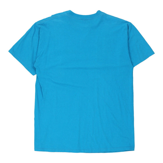 Jerzees Graphic T-Shirt - Large Blue Cotton t-shirt Jerzees   