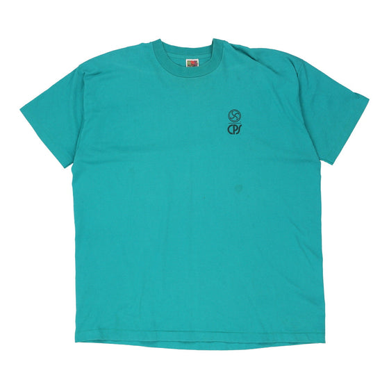 Fruit Of The Loom T-Shirt - 2XL Blue Cotton t-shirt Fruit Of The Loom   