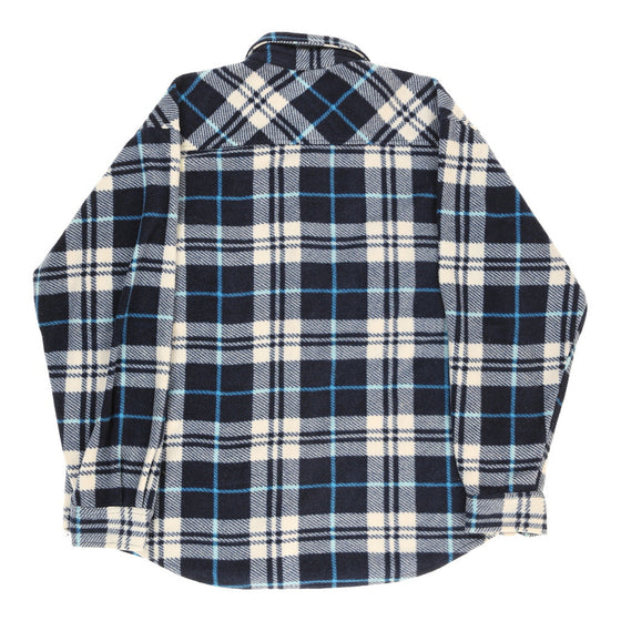 Sportswear Checked Flannel Shirt - XL Blue Polyester flannel shirt Sportswear   
