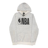 Nba NBA Hoodie - Medium Grey Cotton Blend hoodie Nba   