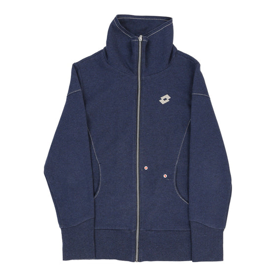 Lotto Zip Up - Small Blue Cotton Blend zip up Lotto   