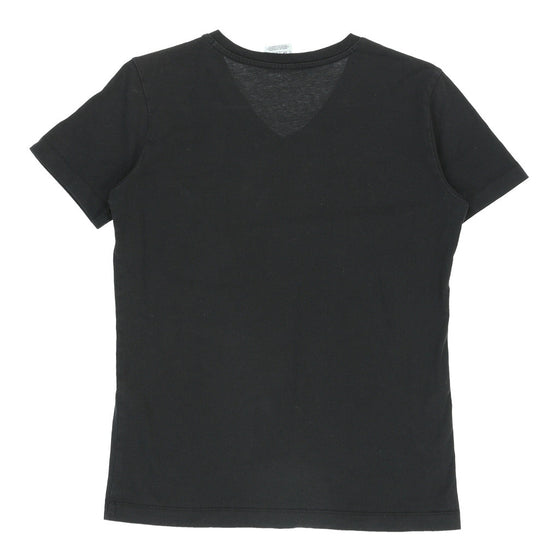 Champion V-Neck T-Shirt - Small Black Cotton t-shirt Champion   