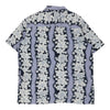 Cherokee Hawaiian Shirt - Large Blue Cotton hawaiian shirt Cherokee   