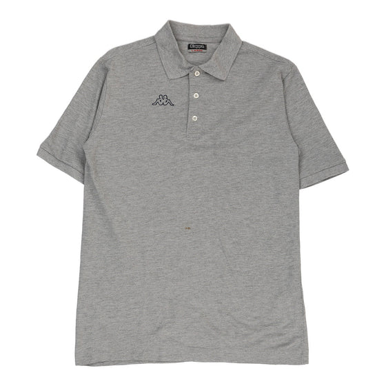 Kappa Polo Shirt - Large Grey Cotton polo shirt Kappa   