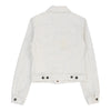 Roy Rogers Cropped Denim Jacket - 2XS White Cotton denim jacket Roy Rogers   